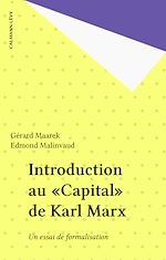 Download this eBook Introduction au «Capital» de Karl Marx