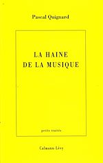 Télécharger le livre :  La Haine de la musique