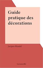 Télécharger le livre :  Guide pratique des décorations