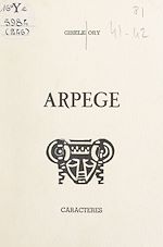 Télécharger le livre :  Arpège