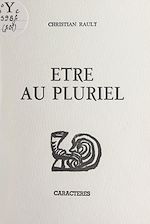 Télécharger le livre :  Être au pluriel