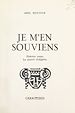 Télécharger le livre :  Je m'en souviens