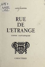Télécharger le livre :  Rue de l'étrange