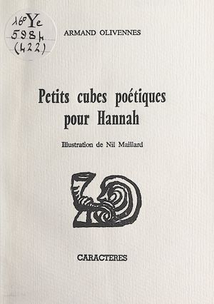 Téléchargez le livre :  Petits cubes poétiques pour Hannah