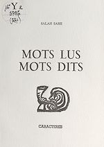 Télécharger le livre :  Mots lus, mots dits