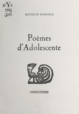 Téléchargez le livre :  Poèmes d'adolescente