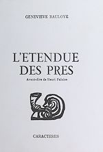 Télécharger le livre :  L'Étendue des prés