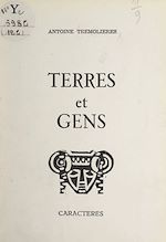 Télécharger le livre :  Terres et gens