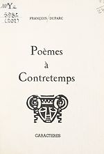 Télécharger le livre :  Poèmes à contretemps