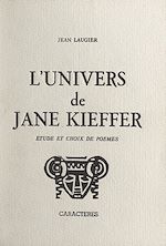 Télécharger le livre :  L'univers de Jane Kieffer