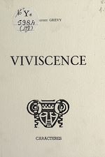 Télécharger le livre :  Viviscence