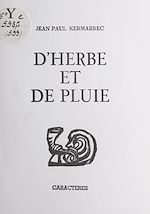 Télécharger le livre :  D'herbe et de pluie, murmures