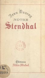 Download this eBook Notre Stendhal