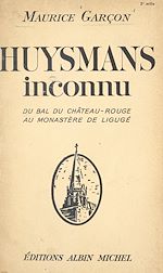 Download this eBook Huysmans inconnu