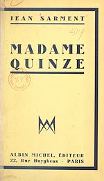 Download this eBook Madame Quinze