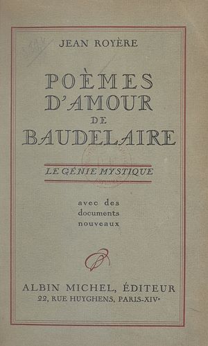 Téléchargez le livre :  Poèmes d'amour de Baudelaire