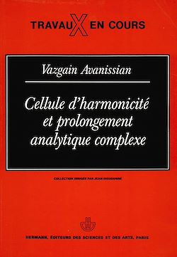 Télécharger le livre :  Cellule d'harmonicité et prolongement analytique complexe