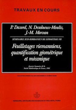 Télécharger le livre :  Feuilletages riemanniens, quantification géométrique et mécanique