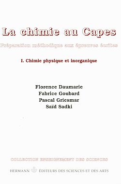 Télécharger le livre :  La chimie au CAPES. Volume I