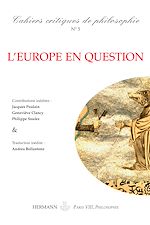 Télécharger le livre :  Cahiers critiques de Philosophie, n°5 - L'Europe en question