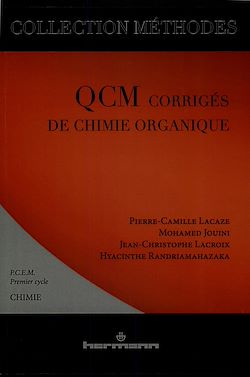 Télécharger le livre :  QCM de chimie organique