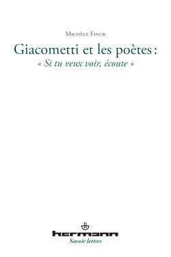 Télécharger le livre :  Giacometti et les poètes