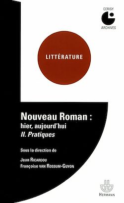 Télécharger le livre :  Nouveau roman : hier, aujourd'hui Volume 2