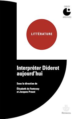 Télécharger le livre :  Interpréter Diderot aujourd'hui