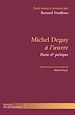 Télécharger le livre :  Michel Deguy à l'œuvre