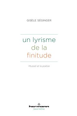 Télécharger le livre :  Un lyrisme de la finitude