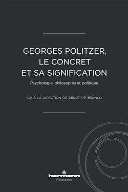 Télécharger le livre :  Georges Politzer, le concret et sa signification