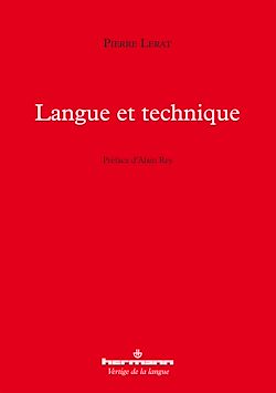 Télécharger le livre :  Langue et technique