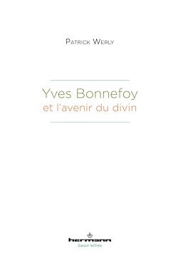 Télécharger le livre :  Yves Bonnefoy et l'avenir du divin