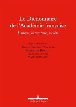 Télécharger le livre :  Le Dictionnaire de l'Académie française