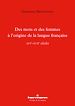 Télécharger le livre :  Des mots et des femmes à l'origine de la langue française