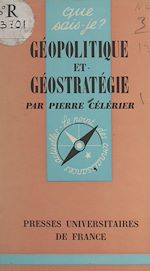 Download this eBook Géopolitique et géostratégie