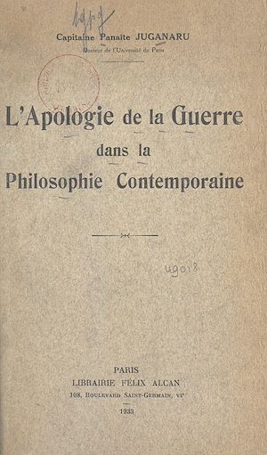 Download the eBook: L'apologie de la guerre dans la philosophie contemporaine