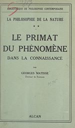 Télécharger le livre :  La philosophie de la nature (2)