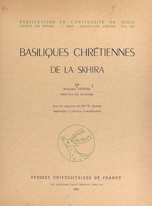 Téléchargez le livre :  Basiliques chrétiennes de la Skhira