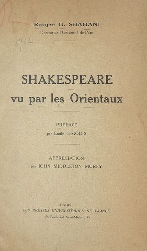 Download the eBook: Shakespeare vu par les Orientaux