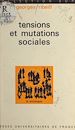 Télécharger le livre :  Tensions et mutations sociales