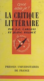 Download this eBook La critique littéraire