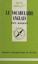 Télécharger le livre :  Le vocabulaire anglais