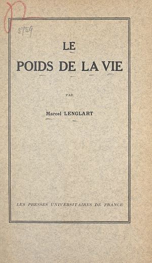 Téléchargez le livre :  Le poids de la vie