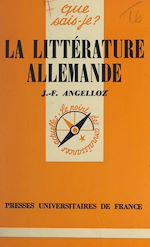 Download this eBook La littérature allemande