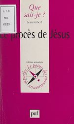 Télécharger le livre :  Le procès de Jésus