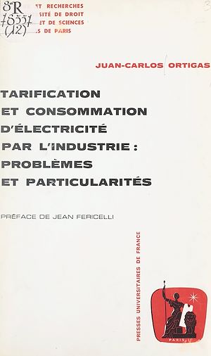 Download the eBook: Tarification et consommation d'électricité par l'industrie : problèmes et particularités
