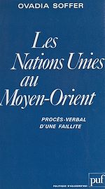 Télécharger le livre :  Les Nations Unies au Moyen-Orient