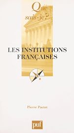 Télécharger le livre :  Les institutions françaises
