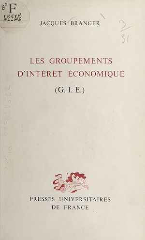 Download the eBook: Les groupements d'intérêt économique